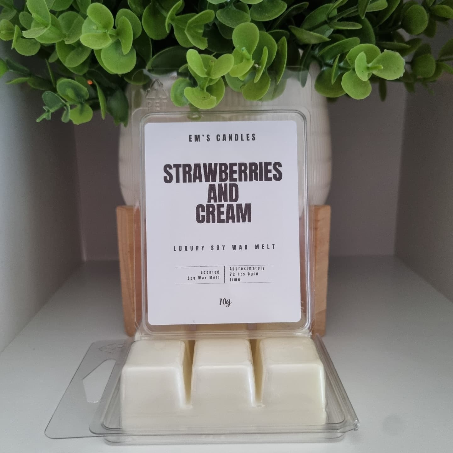 Strawberries And Cream Wax Melt 70G
