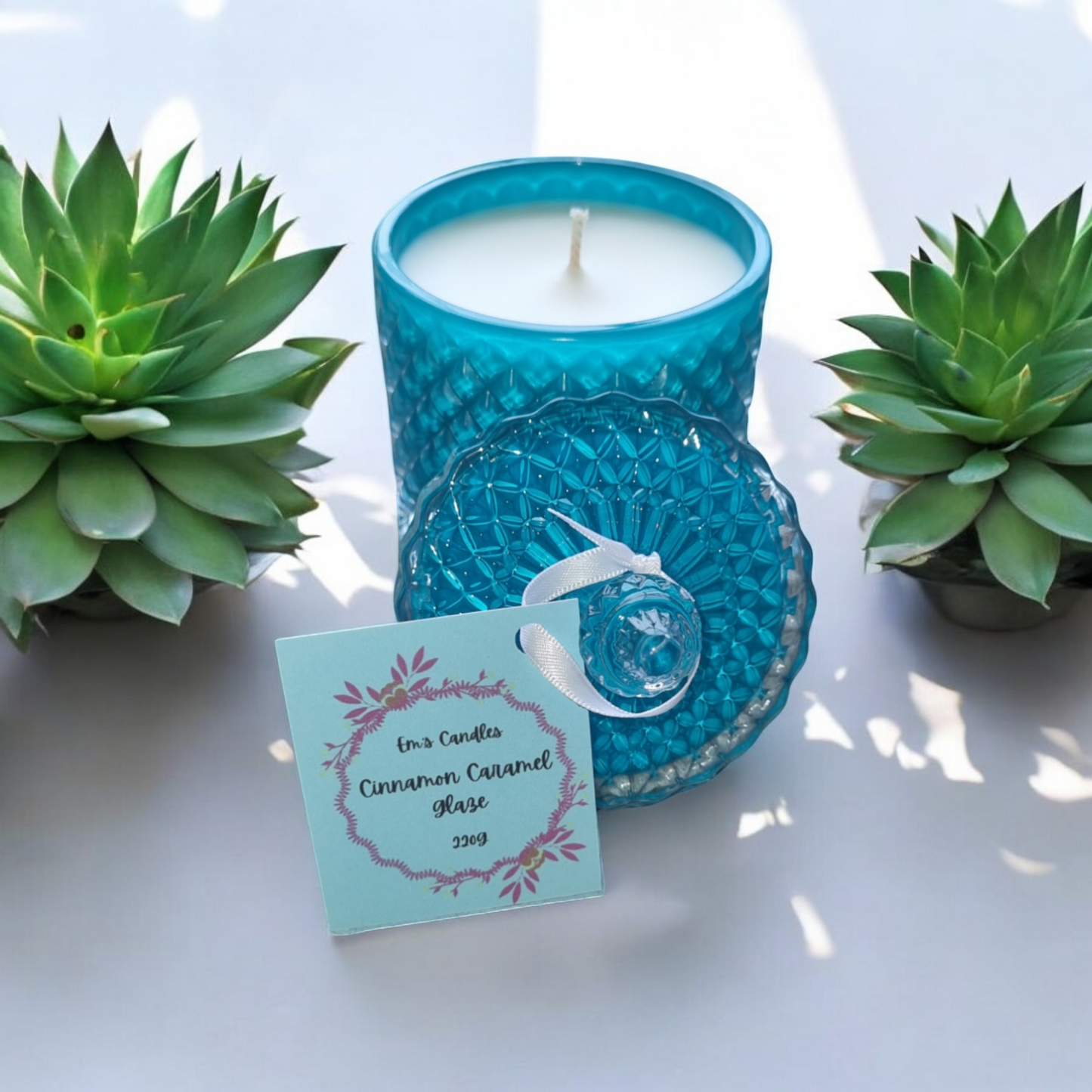 Cinnamon Caramel Glaze Candle 220G